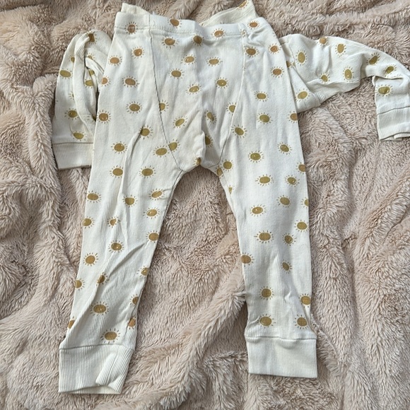 Rylee & Cru Ribbed Paja Set in Suns - Picture 5 of 5